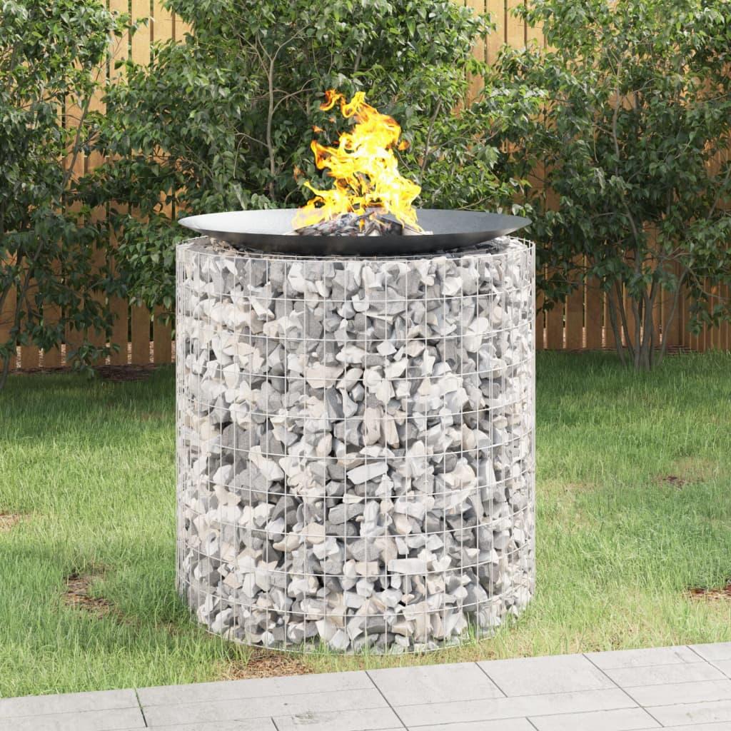 Gabion-bålkurv Ø 100 cm galvaniseret jern billede