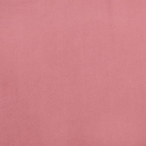 Fodskammel 78x56x32 cm fløjl pink