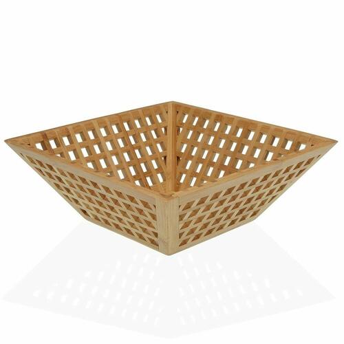 Frugtskål Versa Bambus (28 x 9,8 x 28 cm)