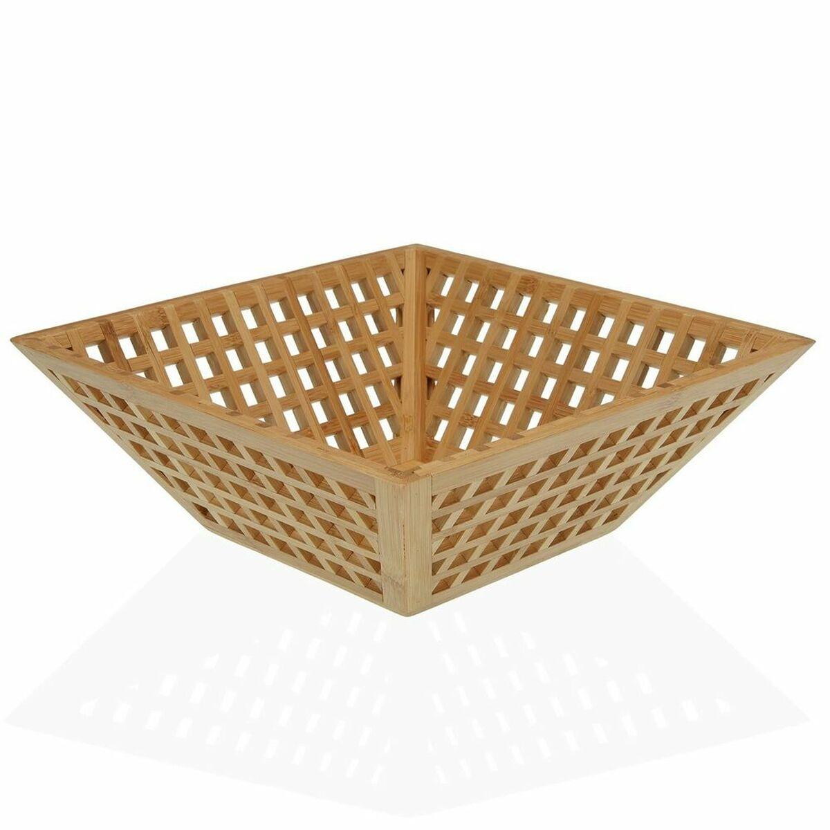 Frugtskål Versa Bambus (28 x 9,8 x 28 cm)