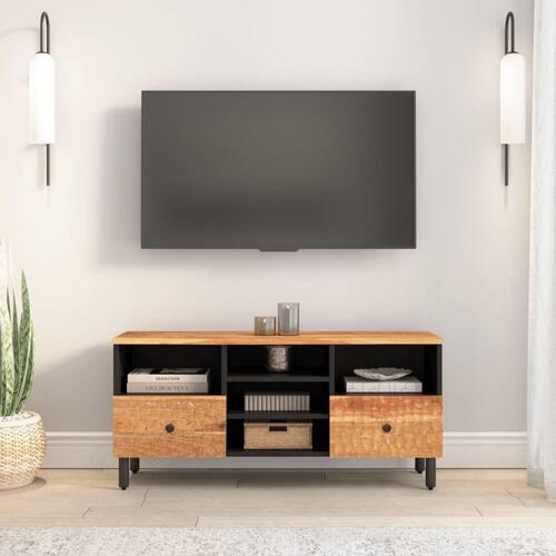 Tv-bord 100x33x46 cm massivt akacietræ