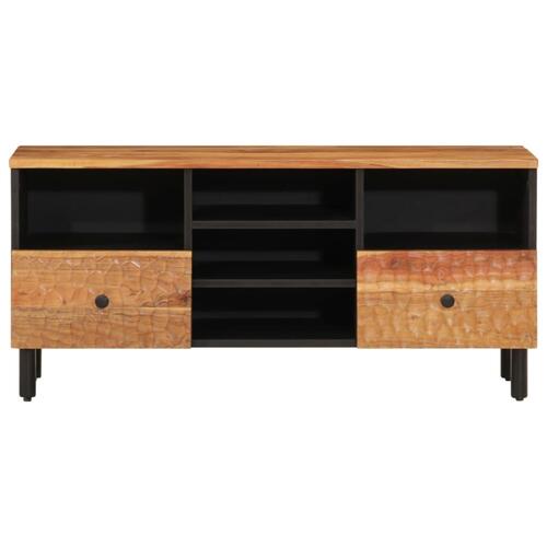 Tv-bord 100x33x46 cm massivt akacietræ