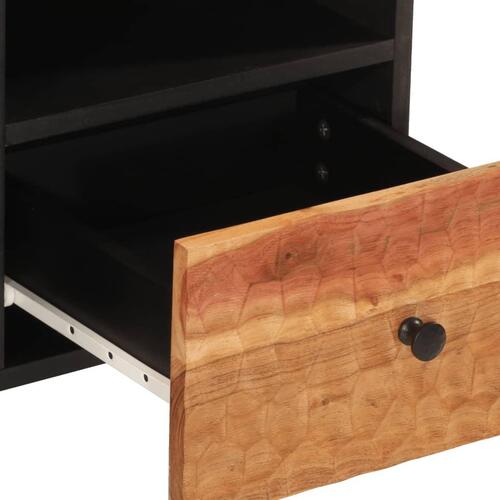 Tv-bord 100x33x46 cm massivt akacietræ