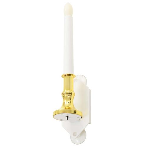 Soldrevne LED-stearinlys 6 stk. varmt hvidt lys