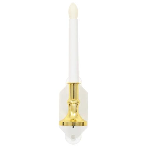 Soldrevne LED-stearinlys 6 stk. varmt hvidt lys