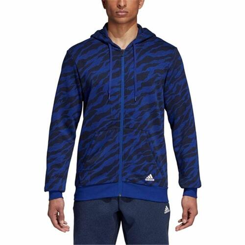 Sportsjakke til Mænd Adidas Blå S