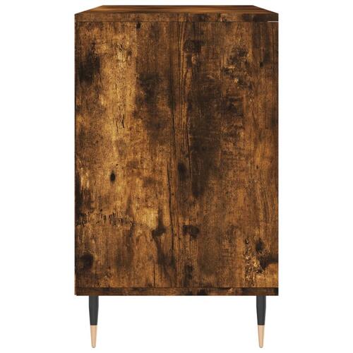 Skoskab 102x36x60 cm konstrueret træ røget egetræsfarve