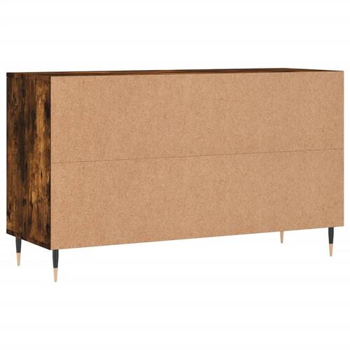 Skoskab 102x36x60 cm konstrueret træ røget egetræsfarve