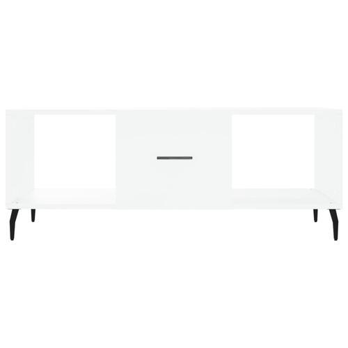 Sofabord 102x50x40 cm konstrueret træ hvid