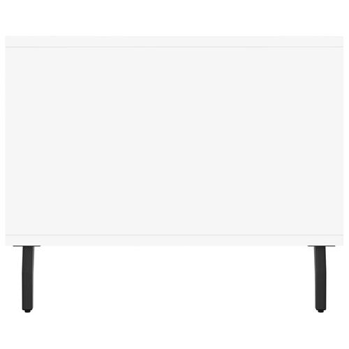 Sofabord 102x50x40 cm konstrueret træ hvid