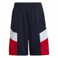 Sport shorts til børn Adidas D2M Big Logo Mørkeblå 13-14 år