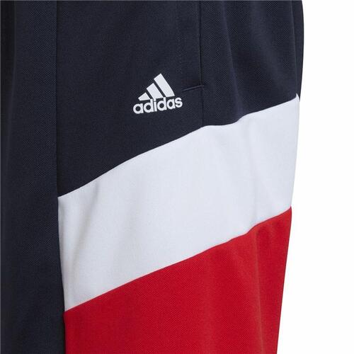 Sport shorts til børn Adidas D2M Big Logo Mørkeblå 13-14 år