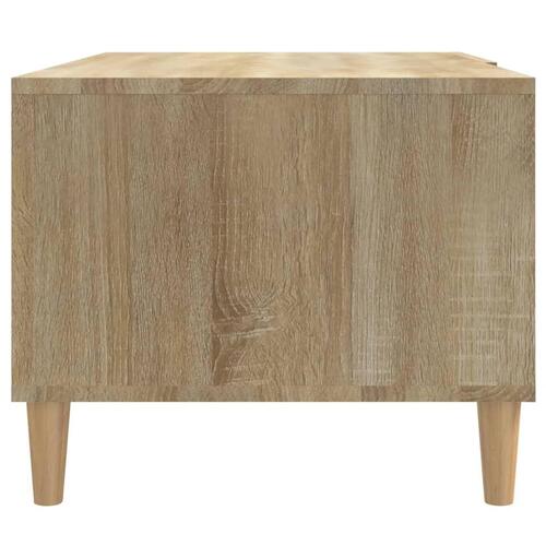 Sofabord 89,5x50x40 cm konstrueret træ sonoma-eg