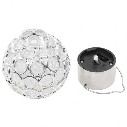 Hængende LED-solcellelamper 8 stk. RGB-farver