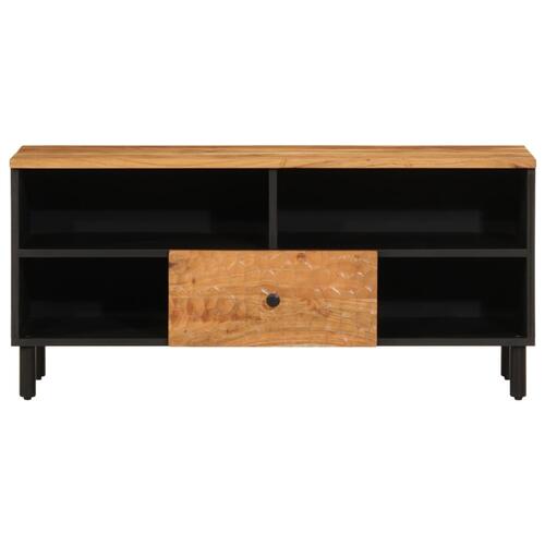 Tv-bord 100x33x46 cm massivt akacietræ