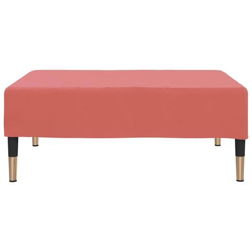 Fodskammel 78x56x32 cm fløjl pink
