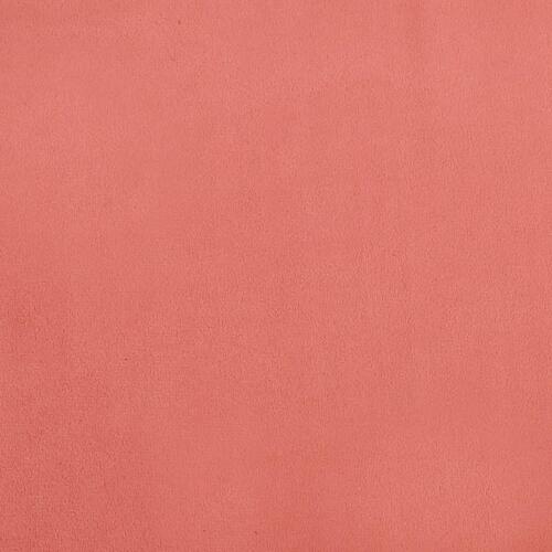Fodskammel 78x56x32 cm fløjl pink