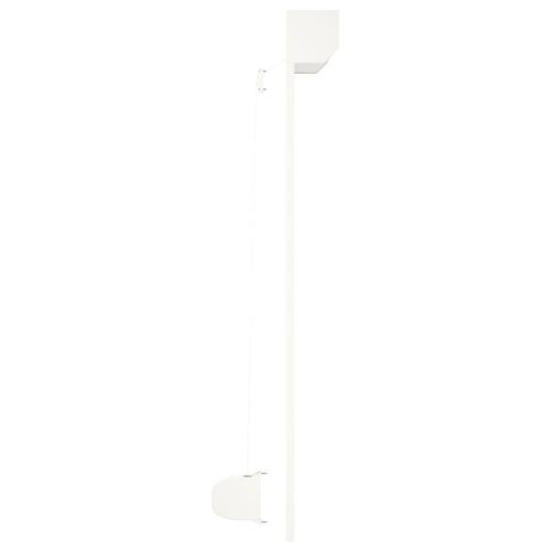 Rulleskodder 130x140 cm aluminium hvid