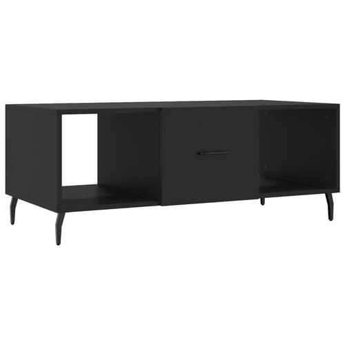 Sofabord 102x50x40 cm konstrueret træ sort