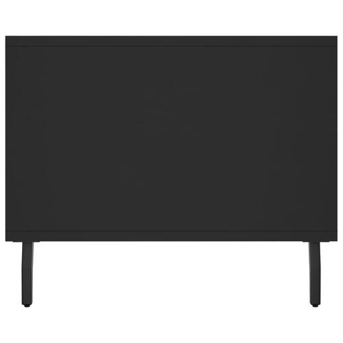 Sofabord 102x50x40 cm konstrueret træ sort