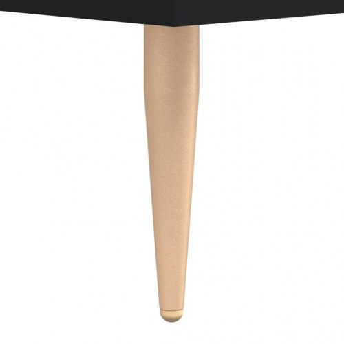 Tv-bord 150x36x30 cm konstrueret træ sort