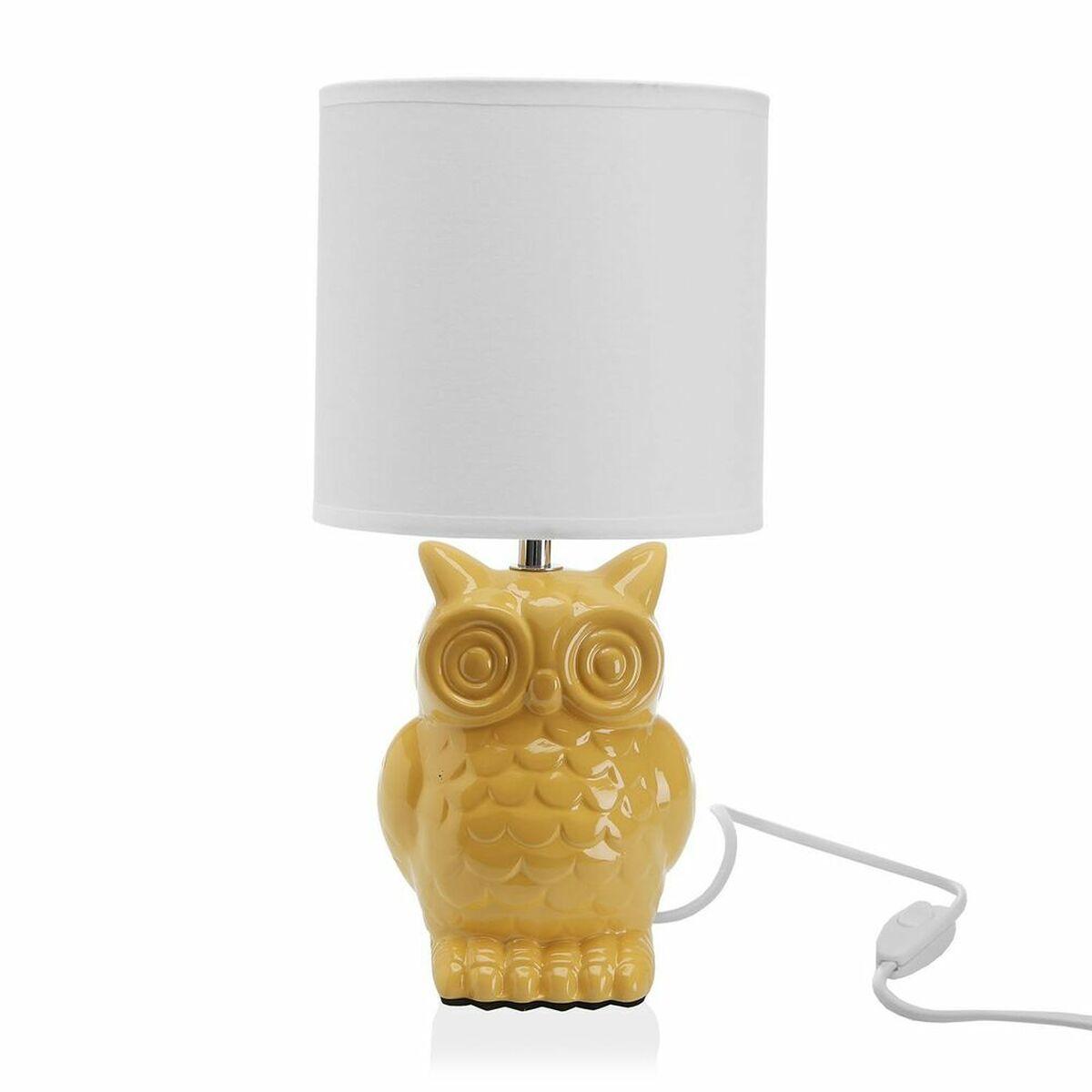 Versa bordlampe i keramik - ugle, 16 × 16 × 32,5 cm