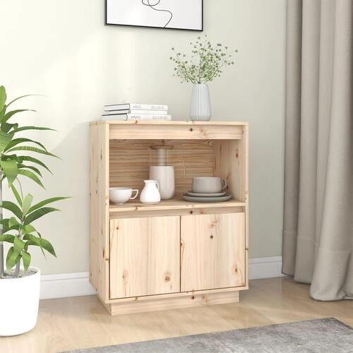 Skænk 60x34x75 cm massivt fyrretræ