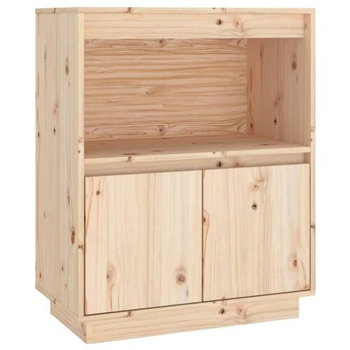 Skænk 60x34x75 cm massivt fyrretræ