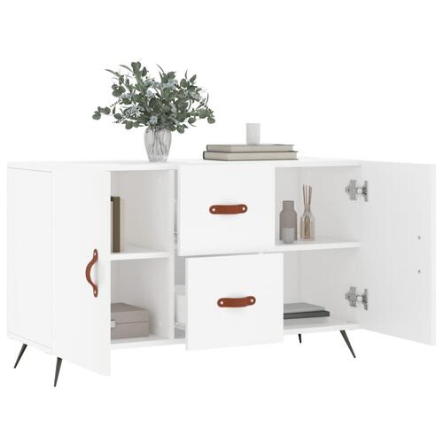 Skænk 100x36x60 cm konstrueret træ hvid