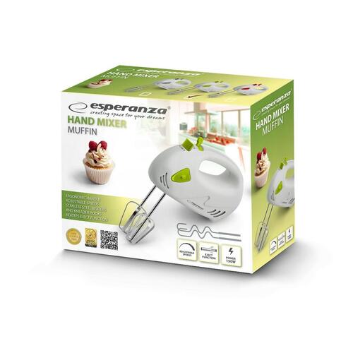 Håndblender Esperanza EKM007G Hvid Grøn 150 W