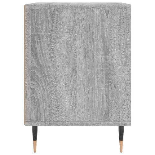 Sengeborde 2 stk. 40x35x50 cm konstrueret træ grå sonoma-eg