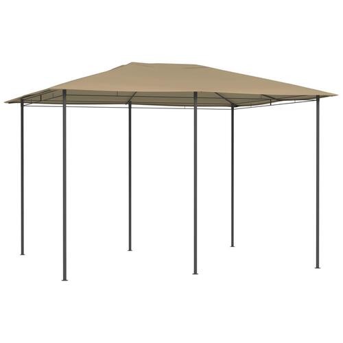 Havepavillon 3x4x2,6 160 g/m² gråbrun