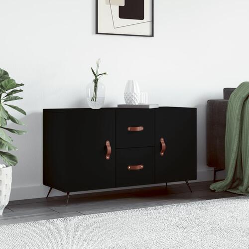 Skænk 100x36x60 cm konstrueret træ sort