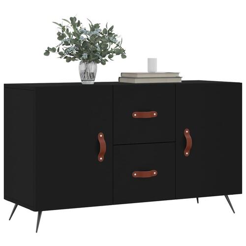 Skænk 100x36x60 cm konstrueret træ sort