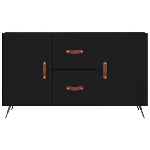 Skænk 100x36x60 cm konstrueret træ sort