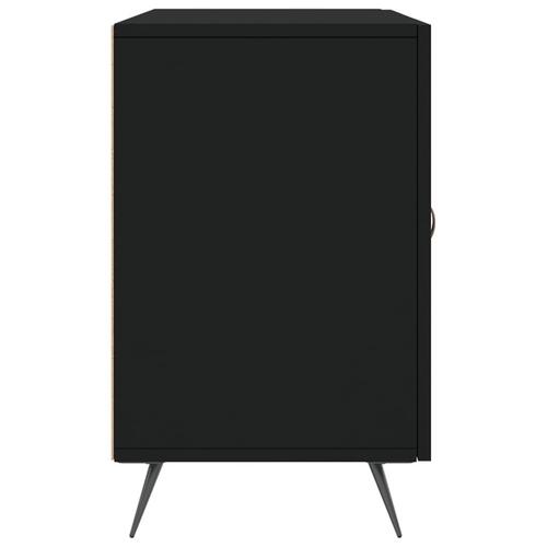 Skænk 100x36x60 cm konstrueret træ sort