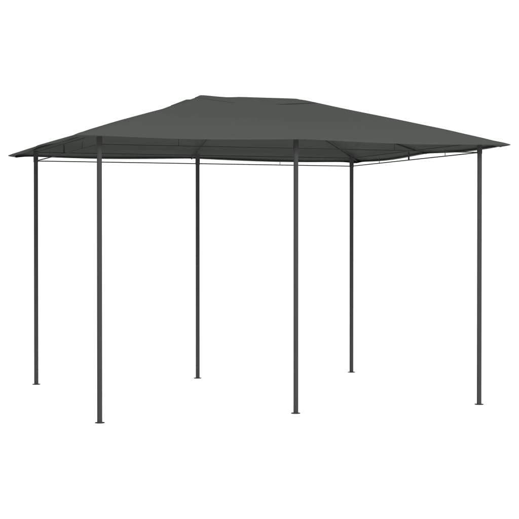 Pavillon 3x4x2,6 m 160 g/m² antracitgrå