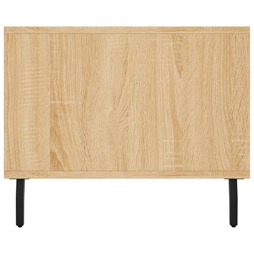 Sofabord 102x50x40 cm konstrueret træ sonoma-eg