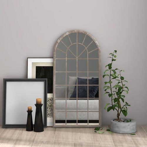 Spejl 90x45 cm jern sandfarvet