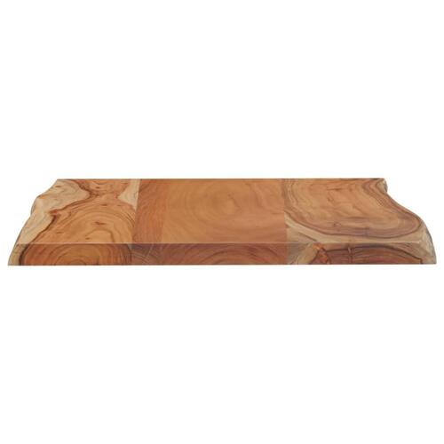 Bordplade 50x40x2,5 cm rektangulær massivt akacietræ