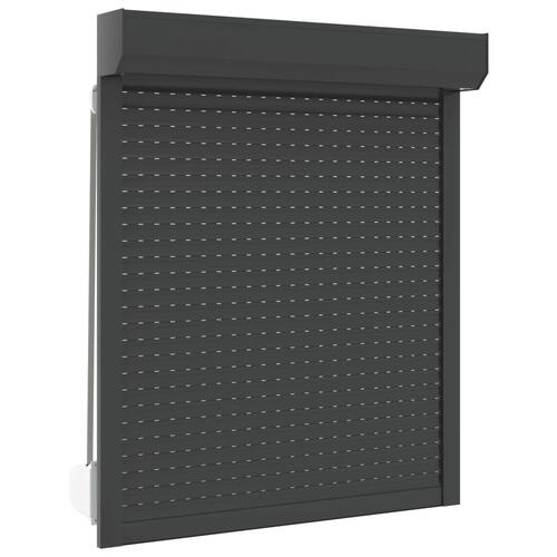 Rulleskodder aluminium 100x120 cm antracitgrå