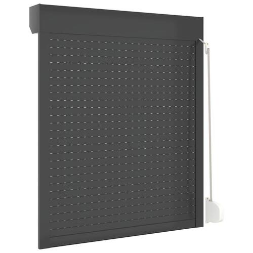 Rulleskodder aluminium 100x120 cm antracitgrå