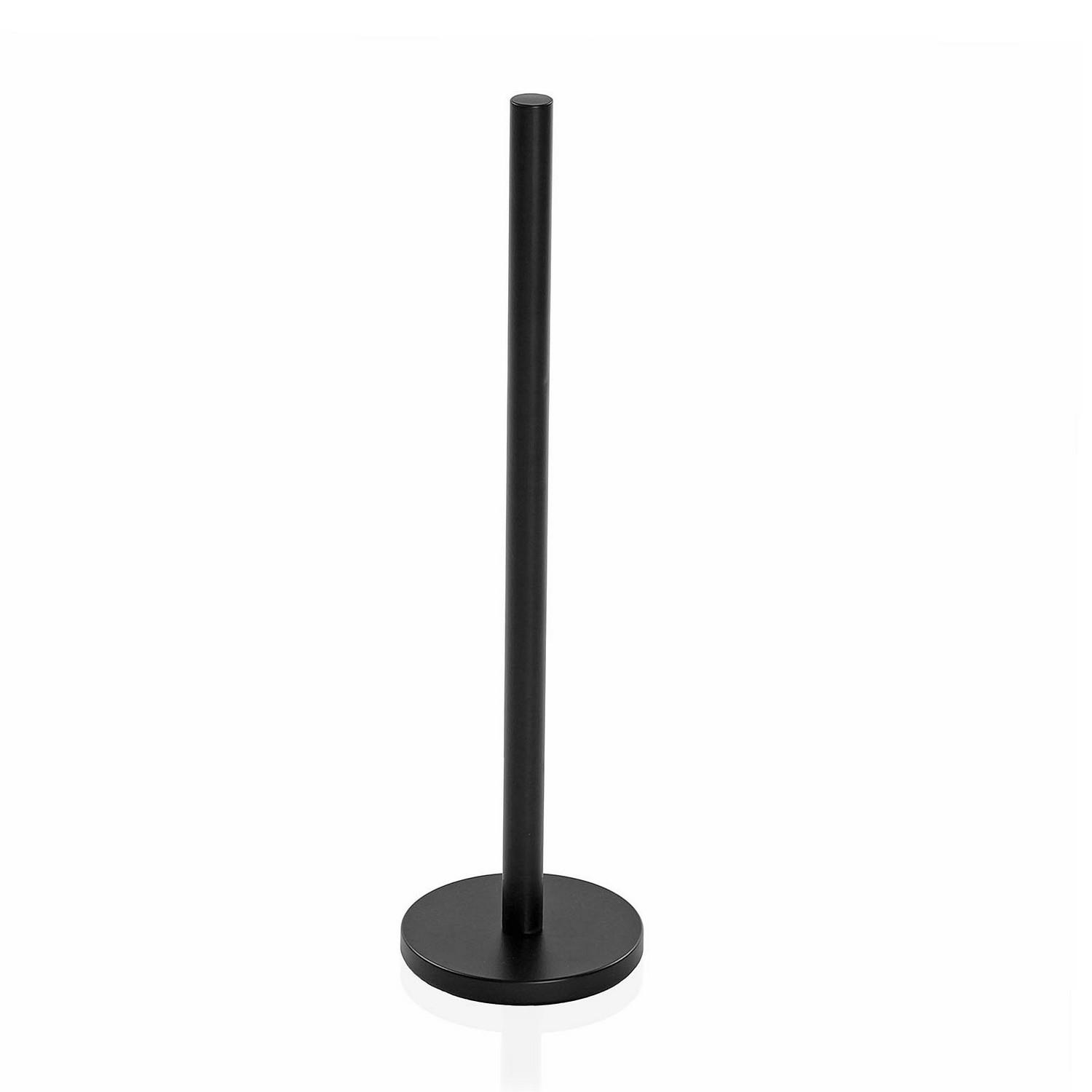 Versa toiletpapirholder - jern/plast, sort, 54,5 cm