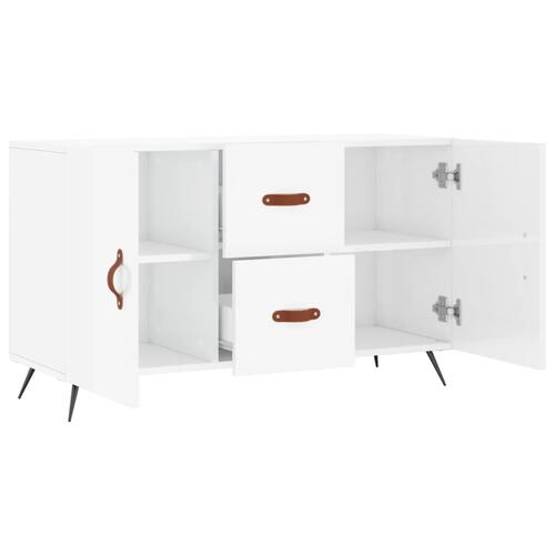 Skænk 100x36x60 cm konstrueret træ hvid højglans