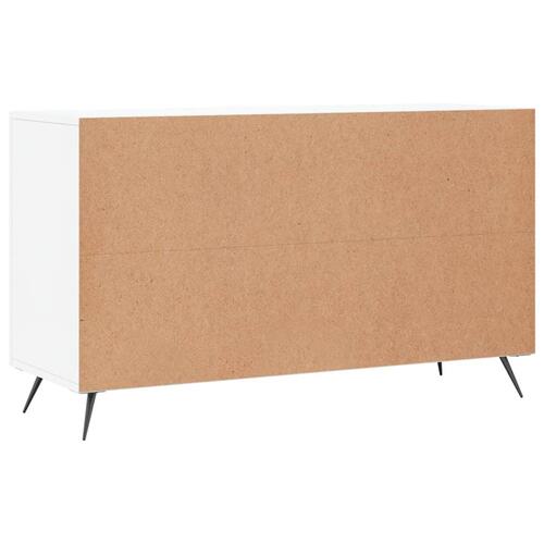 Skænk 100x36x60 cm konstrueret træ hvid højglans