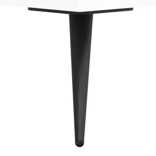 Skænk 100x36x60 cm konstrueret træ hvid højglans