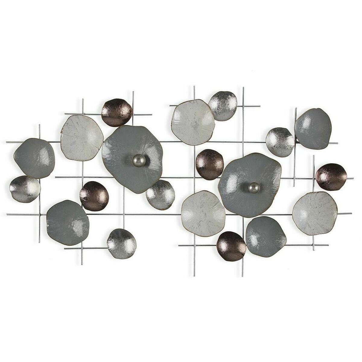Vægdekoration Versa Metal (4,4 x 90,8 x 50,2 cm)