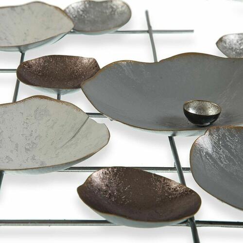 Vægdekoration Versa Metal (4,4 x 90,8 x 50,2 cm)