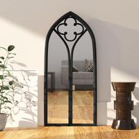 Spejl 100x45 cm jern sort