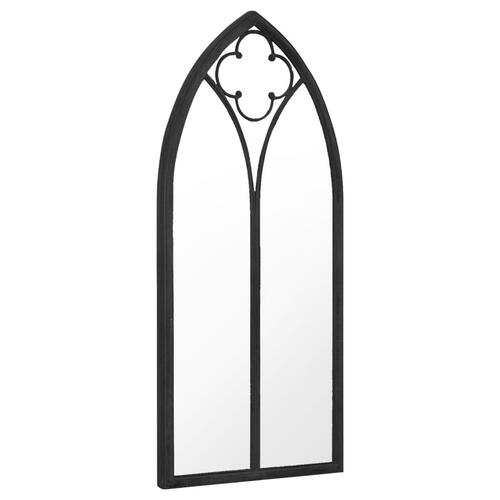 Spejl 100x45 cm jern sort